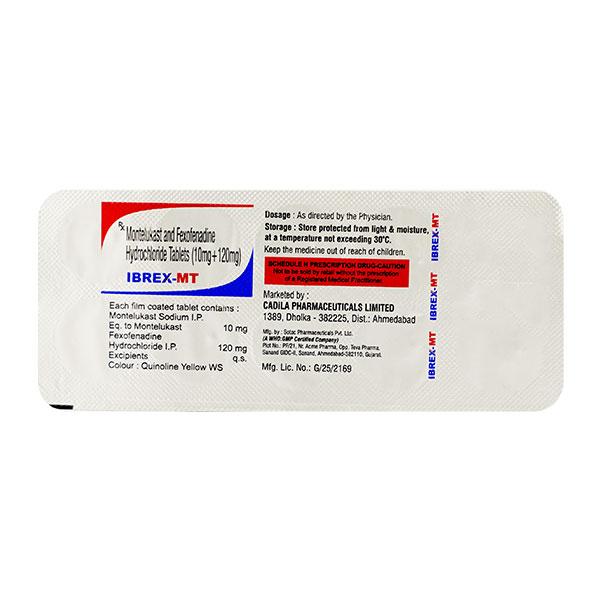 IBREX MT Tablet 10's - Allergies-Ant