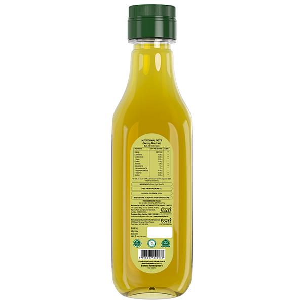 Pure Nutrition Cold Pressed Raw Virgin Olive Oil 500 ml - Hair & Skin