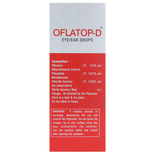OFLATOP D Eye/Ear Drops 10ml - Eye Infections-Eaa