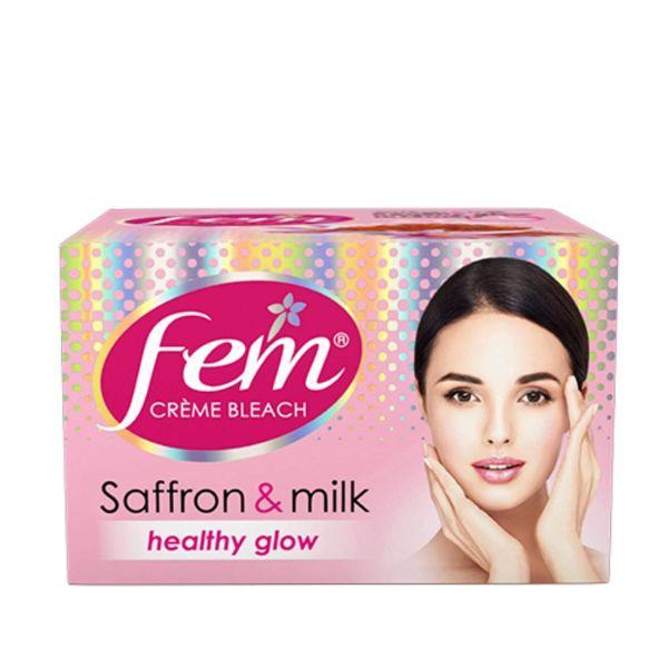 Netmeds | Fem Creme Bleach - Saffron & Milk 24 gm