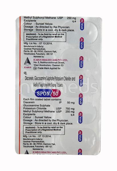 Netmeds | Spon 50mg Capsule 10'S