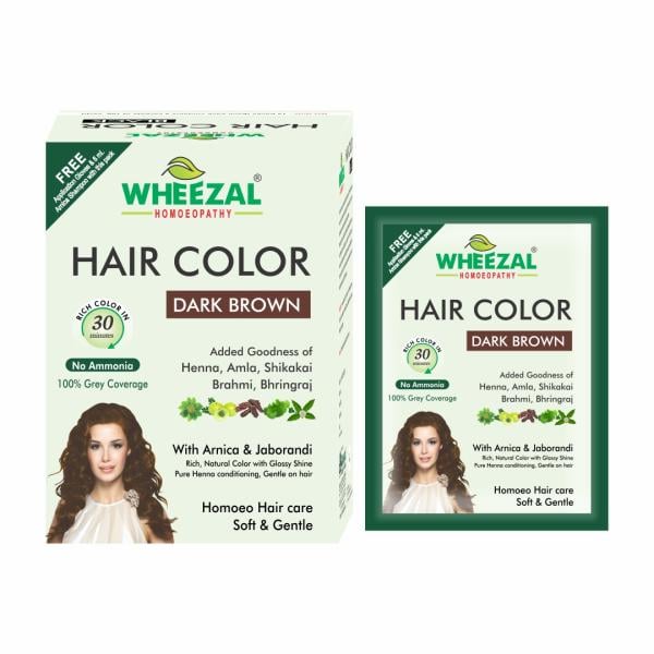 Netmeds | Wheezal Hair Color - Dark Brown (Pouch) 20 g