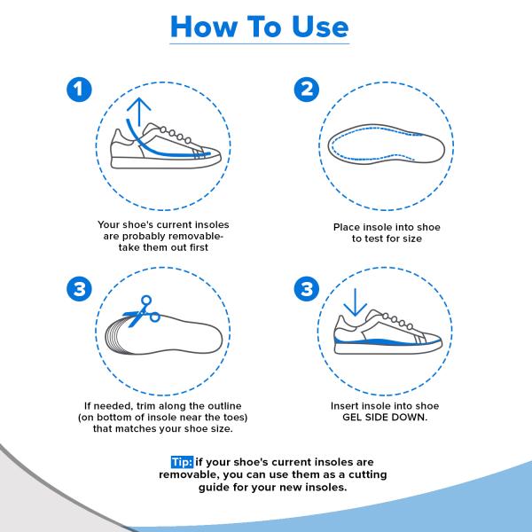 Dr Foot Energizing Comfort Gel Insoles Pair (S) 1's - Manicure & Pedicure Kits