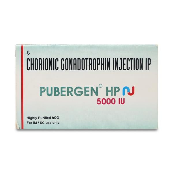 PUBERGEN HP NU 5000iu Injection 1's - Hormonal Therapy-Tro