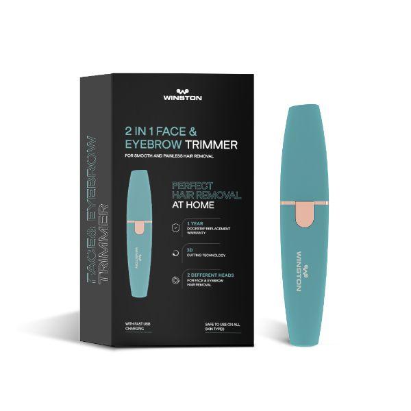 Netmeds | Winston 2 in 1 Face & Eyebrow Trimmer - Green