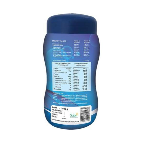 Endura Mass Weight Gain Powder - Vanilla 1 kg - Weight Gain