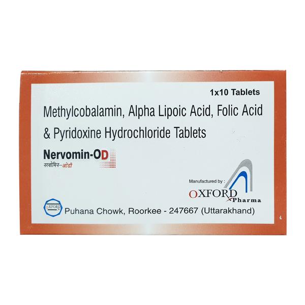 NERVOMIN OD Tablet 10's - Supplements-Vam