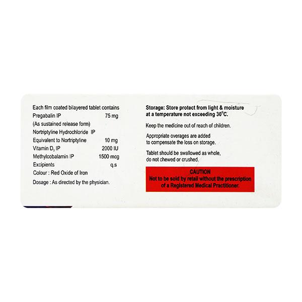 COM D3 N Plus Tablet 10'S - Neuropathic Pain-Dru