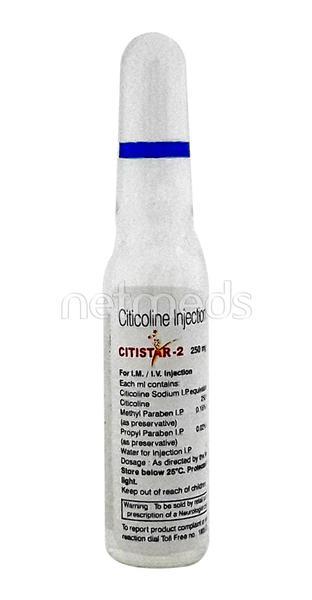 Citistar 2 Injection 2ml - Nootropics And Neurotrophics
