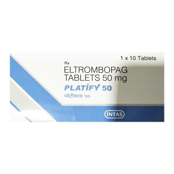 PLATIFY 50 Tablet 10's - Blood Clot-Ant
