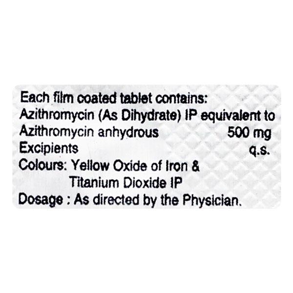 AZIPIC 500mg Tablet 3's - Bacterial Infections-Mac