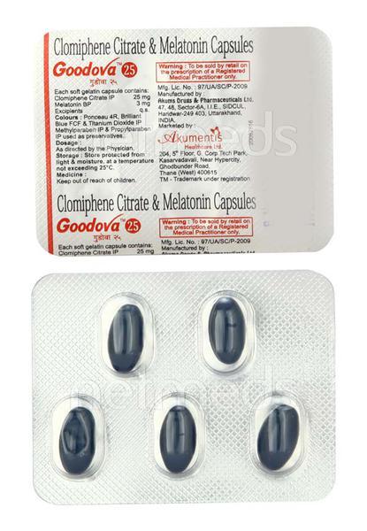 Goodova 25mg Capsule 5'S - Hormonal Therapy-Oes