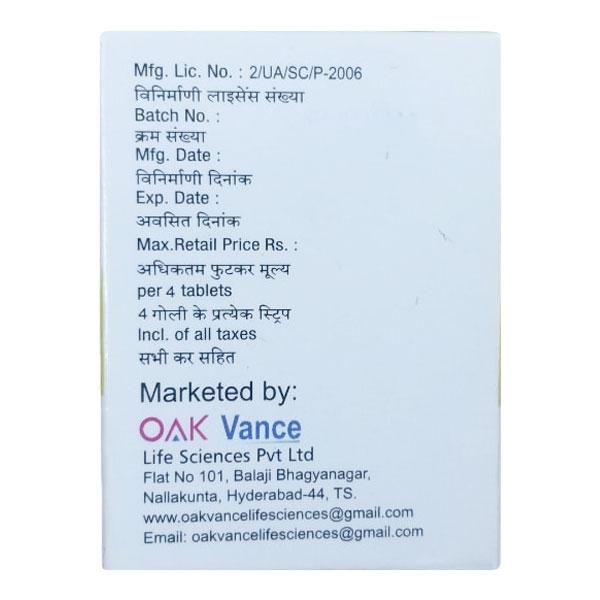 VANCE D3 Tablet 4's - Supplements-Vit