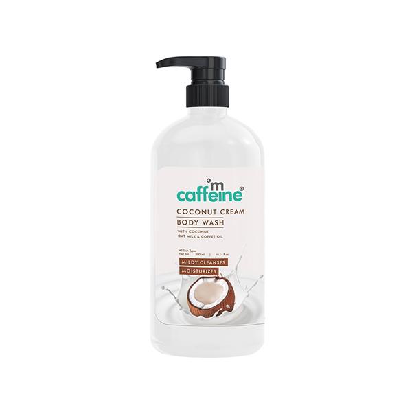 Netmeds | Mcaffeine Coconut Cream Body Wash with Calming Coconut Aroma, Mildly Cleansing for Soft & Smooth Skin - 300 ml