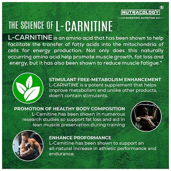 Nutracology L Carnitine Capsule 90's - Amino Acids