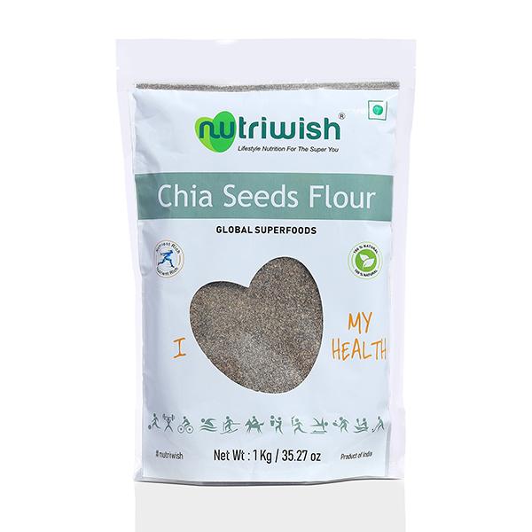 Nutriwish Chia Seeds Flour 1 kg - Nutritional Bars