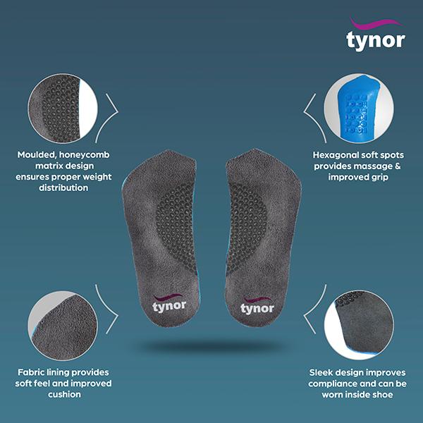 Tynor Medial Arch Orthosis Adult (M) (K 10) - Ankle/Foot Supports
