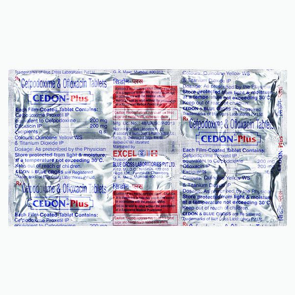 Cedon Plus 200mg Tablet 10'S - Bacterial Infections-Cep