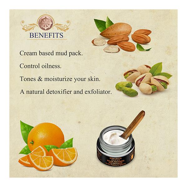 Bioayurveda Basics Magical Mud Firming Face Pack Creme 20 gm - Face Packs