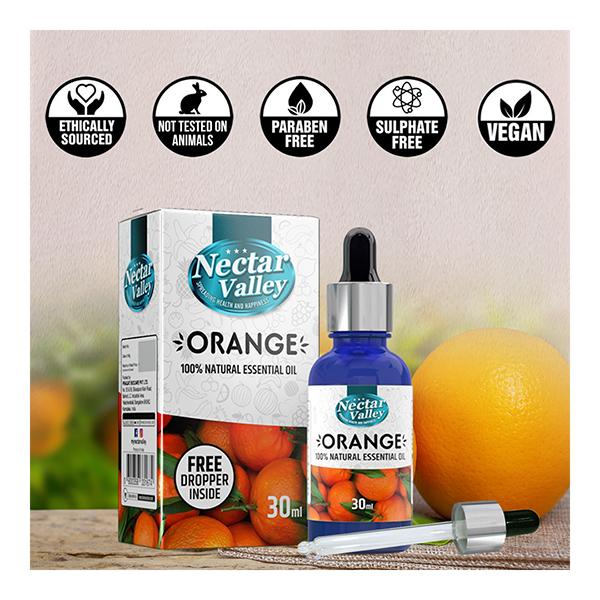 Nectar Valley Orange Essential Oil 30 ml - Essential Oils