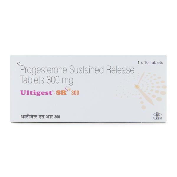 Ultigest SR 300mg Tablet 10'S - Hormonal Therapy-Oes