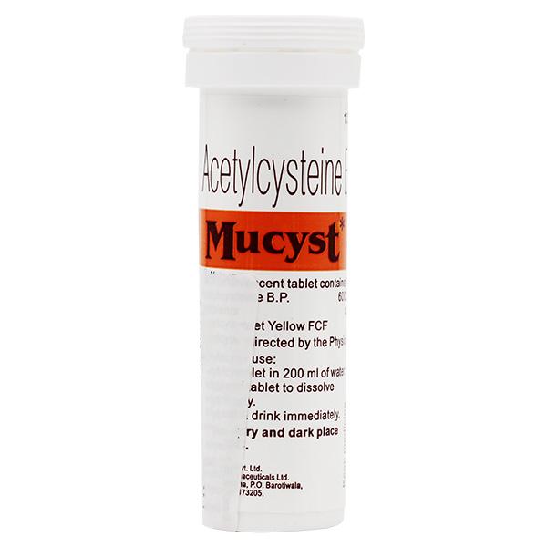 MUCYST 600MG TABLET 10'S - Asthma/COPD-Ast