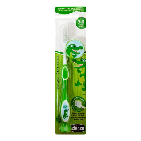 Netmeds | Chicco Toothbrush (3-6 Years) - Blue