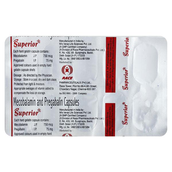 Superior Capsule 10'S - Neuropathic Pain-Dru