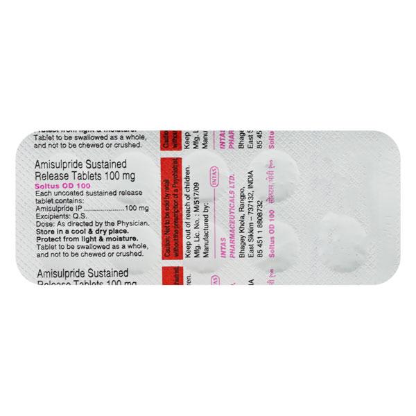 Soltus OD 100mg Tablet 10'S - Schizophrenia-Aps