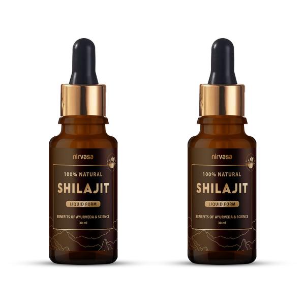 Nirvasa Shilajit Liquid (Pack of 2 x 30 ml) 1's - Sexual Care