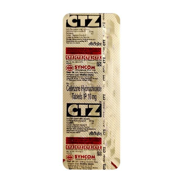 CTZ Tablet 15's - Allergies-Ant