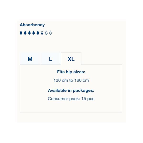 TENA Adult Pull Ups-Pant Style Underwear (Extra Large) 15's - Adult Diapers & Pads