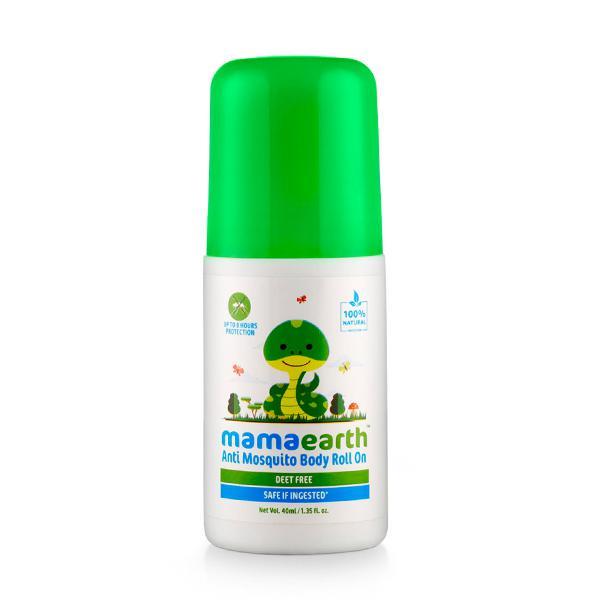 Mamaearth Natural Anti Mosquito Body Roll On 40 ml (N) - Mosquito Repellent