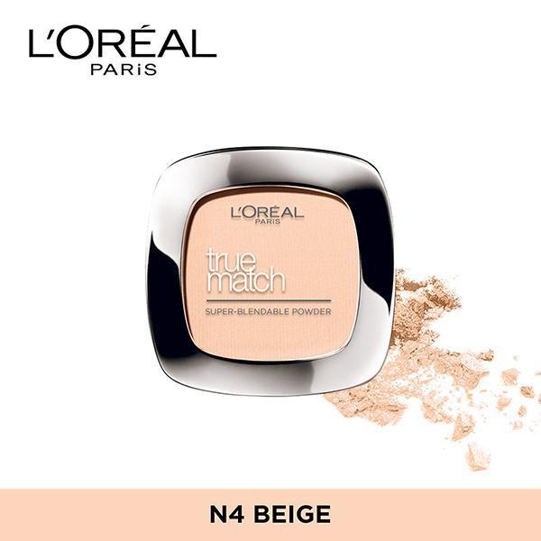 L'Oreal Paris True Match Super Blendable Powder, Beige N4 9 Gm - Compact Powder