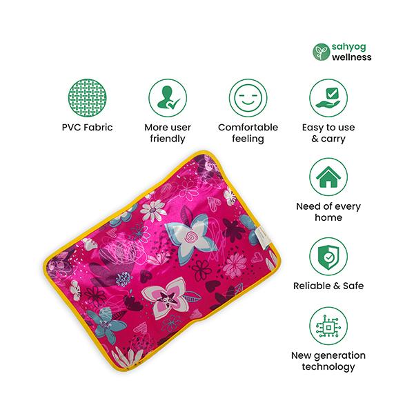 Sahyog Wellness Electrical Hot Water Heating Bag/ Bottle/ Pad (Multi-color) (Color May Vary) - Hot Pack/Ice Bag