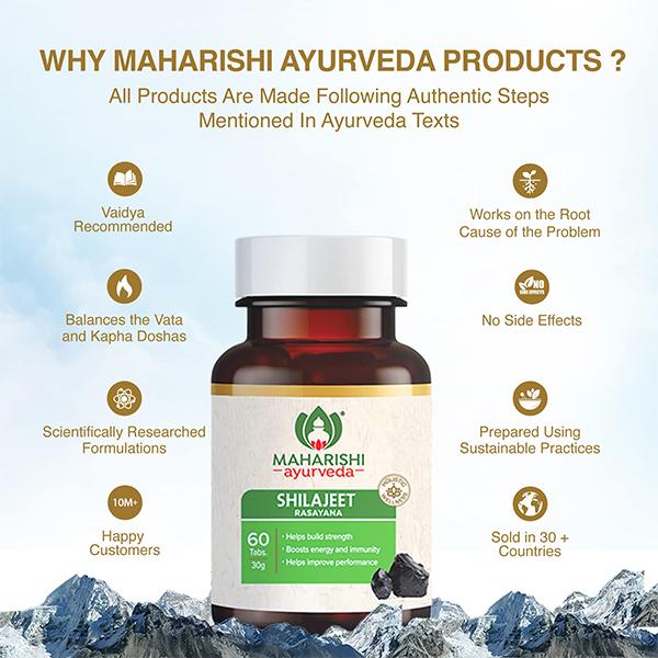 Maharishi Ayurveda Shilajeet Rasayana Tablet 60's - Speciality Medicines
