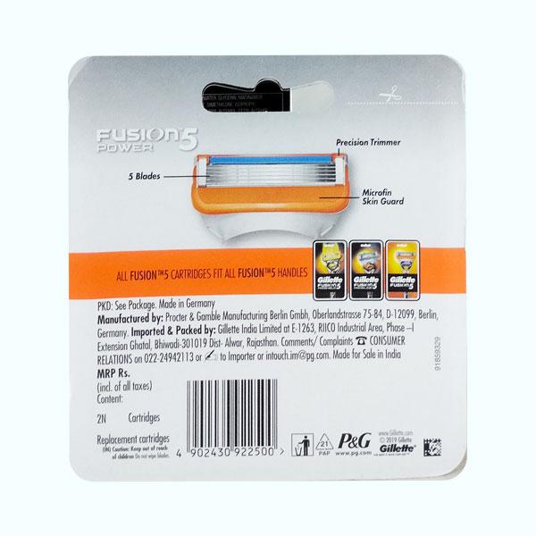 Gillette Fusion 5 Power Cartridges 2's - Razors & Cartridges