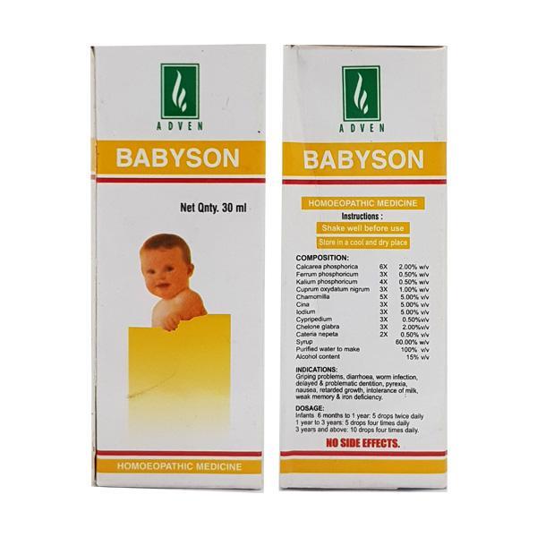 Adven Babyson Drops 30 ml - Homeopathic Drops