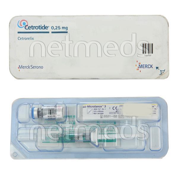 Cetrotide 0.25mg Injection 1's - Hormonal Therapy-Tro