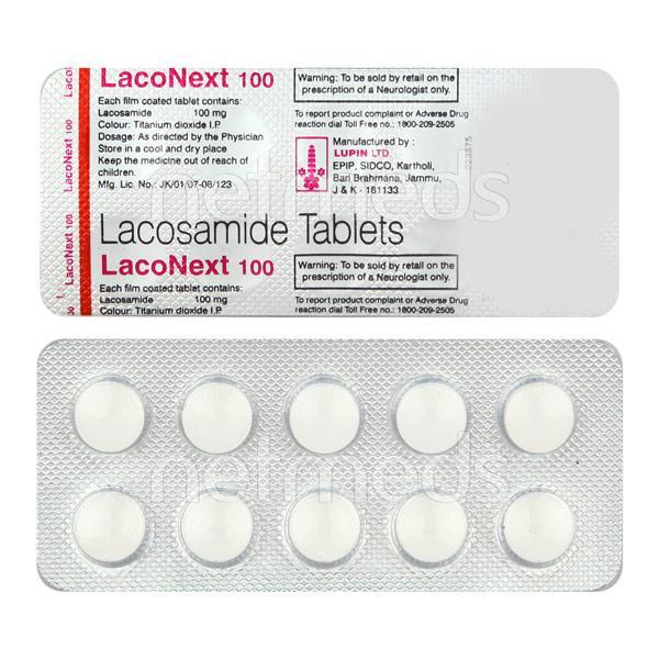 Laconext 100mg Tablet 10'S - Epilepsy/Convulsion-Ant