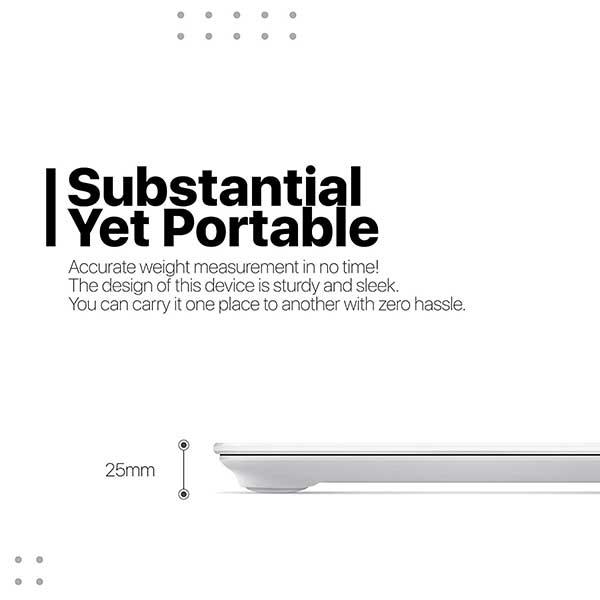 Vandelay Digital Body Scale - White - Weighing Scale