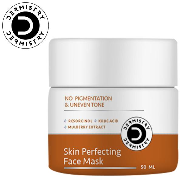Netmeds | Dermistry No Pigmentation Skin Perfecting Kojic Acid Face Mask 50 ml