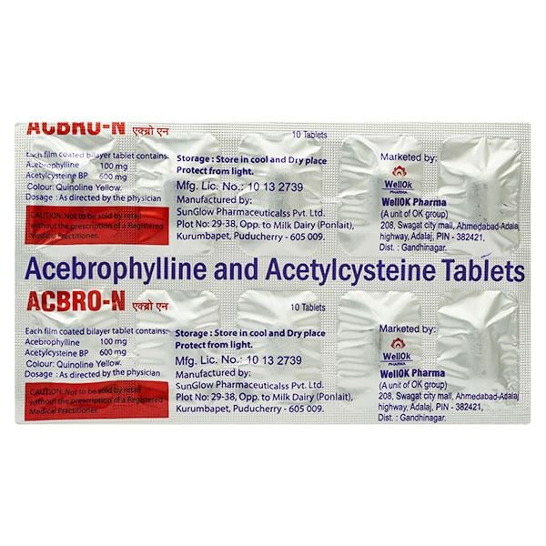 ACBRO N Tablet 10's - Asthma/COPD-Ast