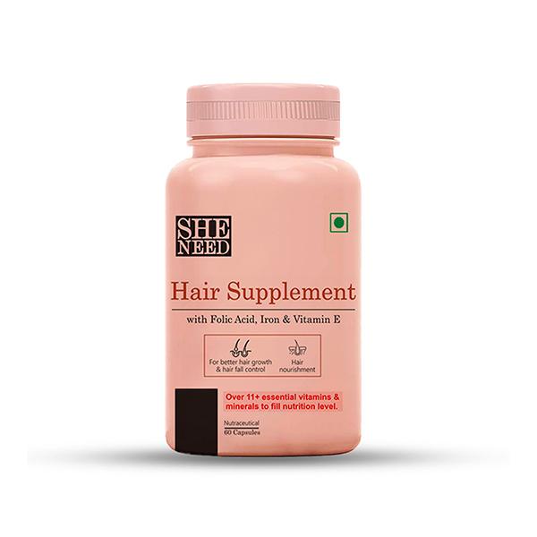 Netmeds | She Need Hair Supplement Capsule 60's