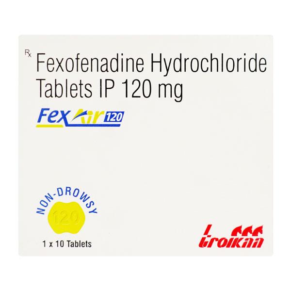 FEXAIR 120 Tablet 10's - Allergies-Ant