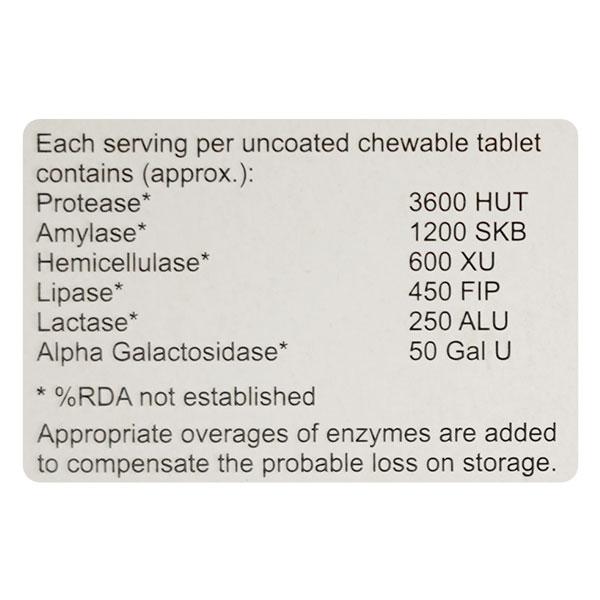 OVERZYME Sugar Free Tablet 10's - Digestion-Dig