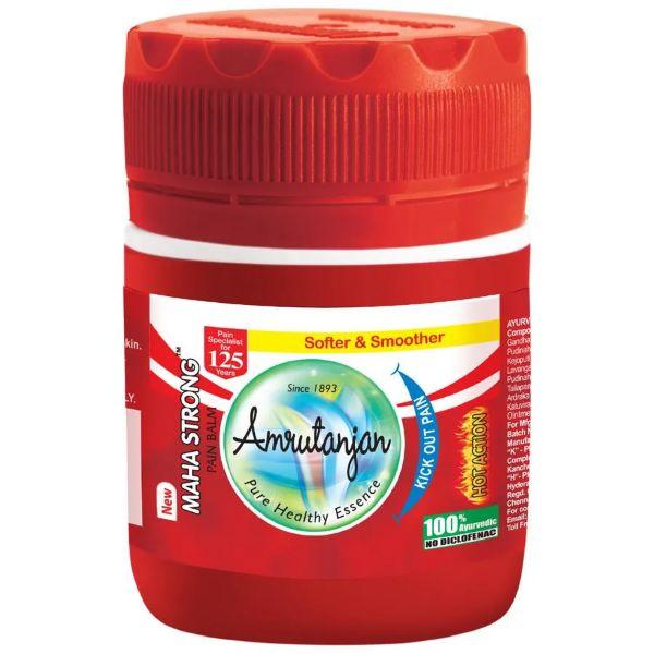Netmeds | Amrutanjan Maha StrongPain Balm - Hot Action 27.5 ml