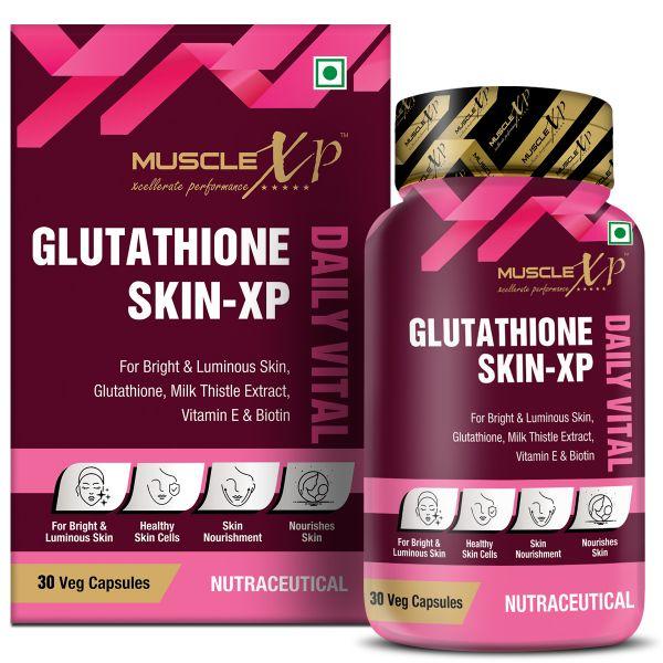 Netmeds | MuscleXP Glutathione Skin XP Daily Vital Veg Capsule 30's