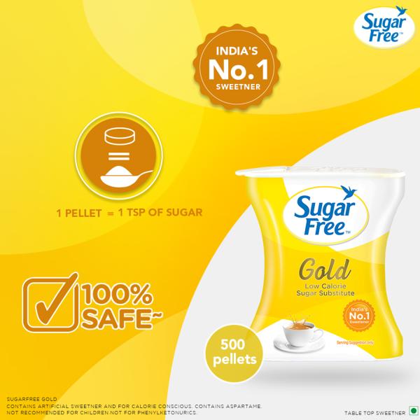 Sugar Free Gold Pellet 500's - Sugar Substitute