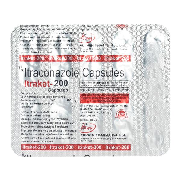 ITRAKET 200 Capsule 10's - Fungal Infections-Anf